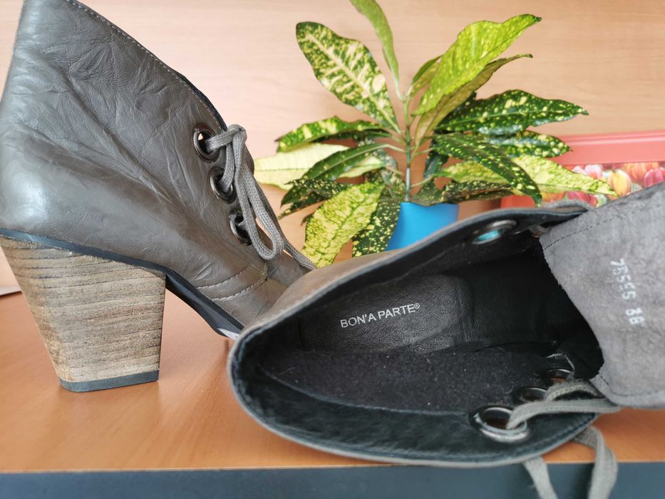 НОВИ Боти 38 номер, естествена кожа, BONAPARTE