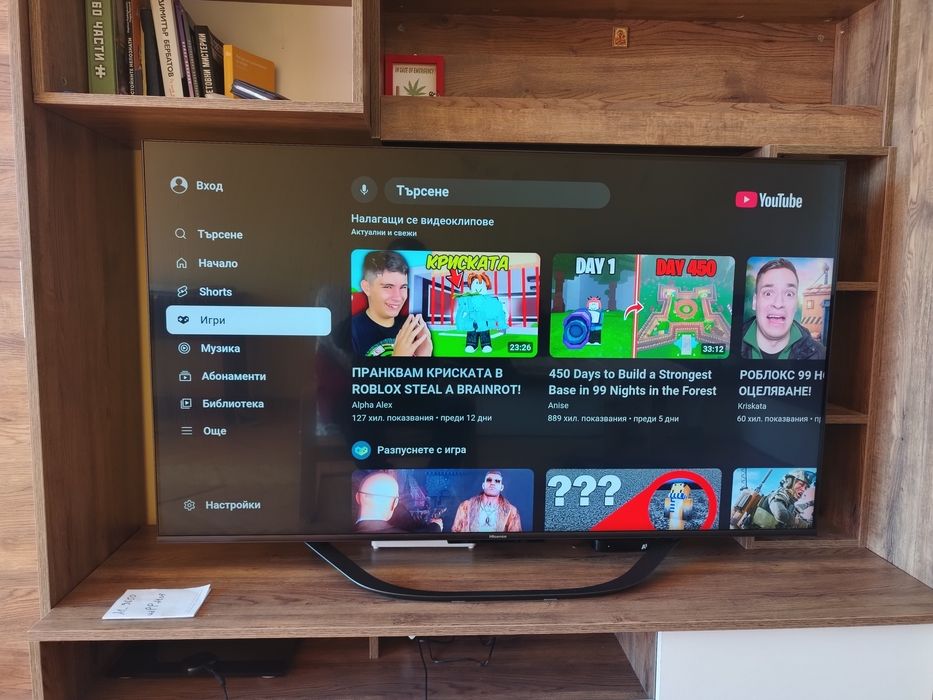 Hisense 4k смарт телевизор 55 инча