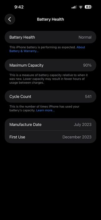 iPhone 15 Plus - 128 GB - Жълт - Отлично състояние