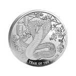 СРЕБРО 1 OZ 999 Британия, Гана