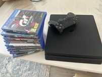 Sony Playstation 4 Slim 1TB.                                 с дисками