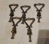 Четири комплекта дръжки за брави на врати и ретро дръжки за шкафче