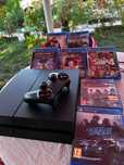 PS4 Pro 1TB ca nou! + 8 Jocuri originale + Controller – Pachet com