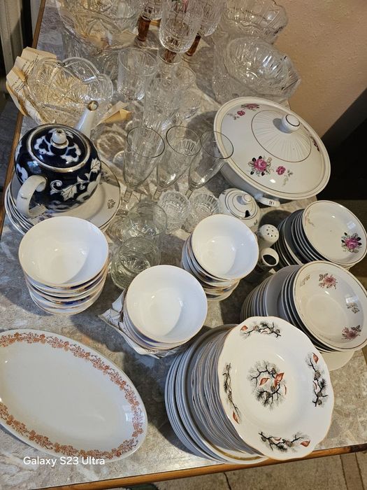 Посуда недорого, тарелки,пьялушки,хрусталь,ляган многое другое