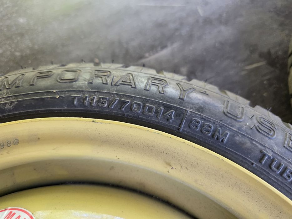 Резерна гума Патерица 14 - Toyota, Mazda, Suzuki, Kia, Hyundai