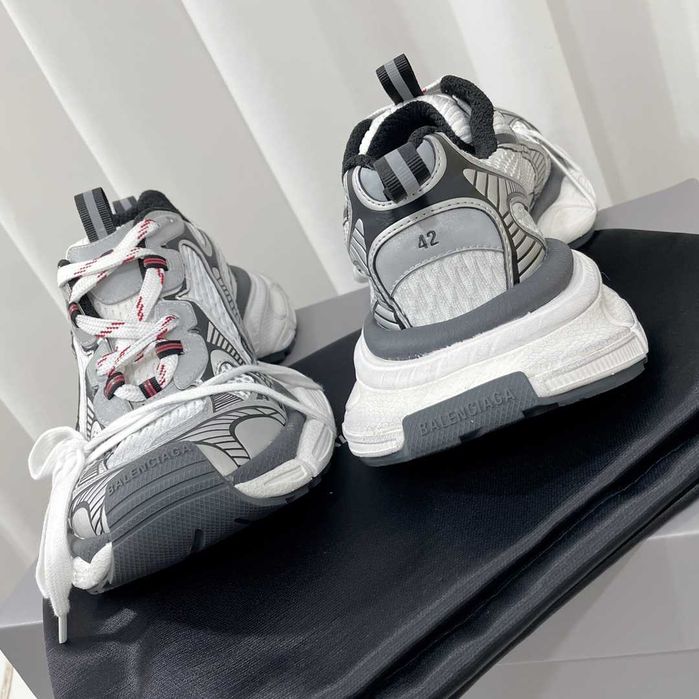 Adidasi Balenciaga 3XL, marimi 35-45 alb-negru, Unisex