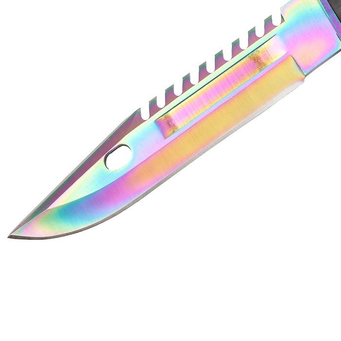 Cutit vanatoare IdeallStore®, Jungle Rainbow, multicolor, 32.5 cm