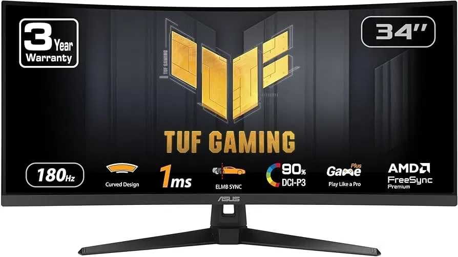 34" Монитор ASUS TUF Gaming VG34VQL3A 180HZ