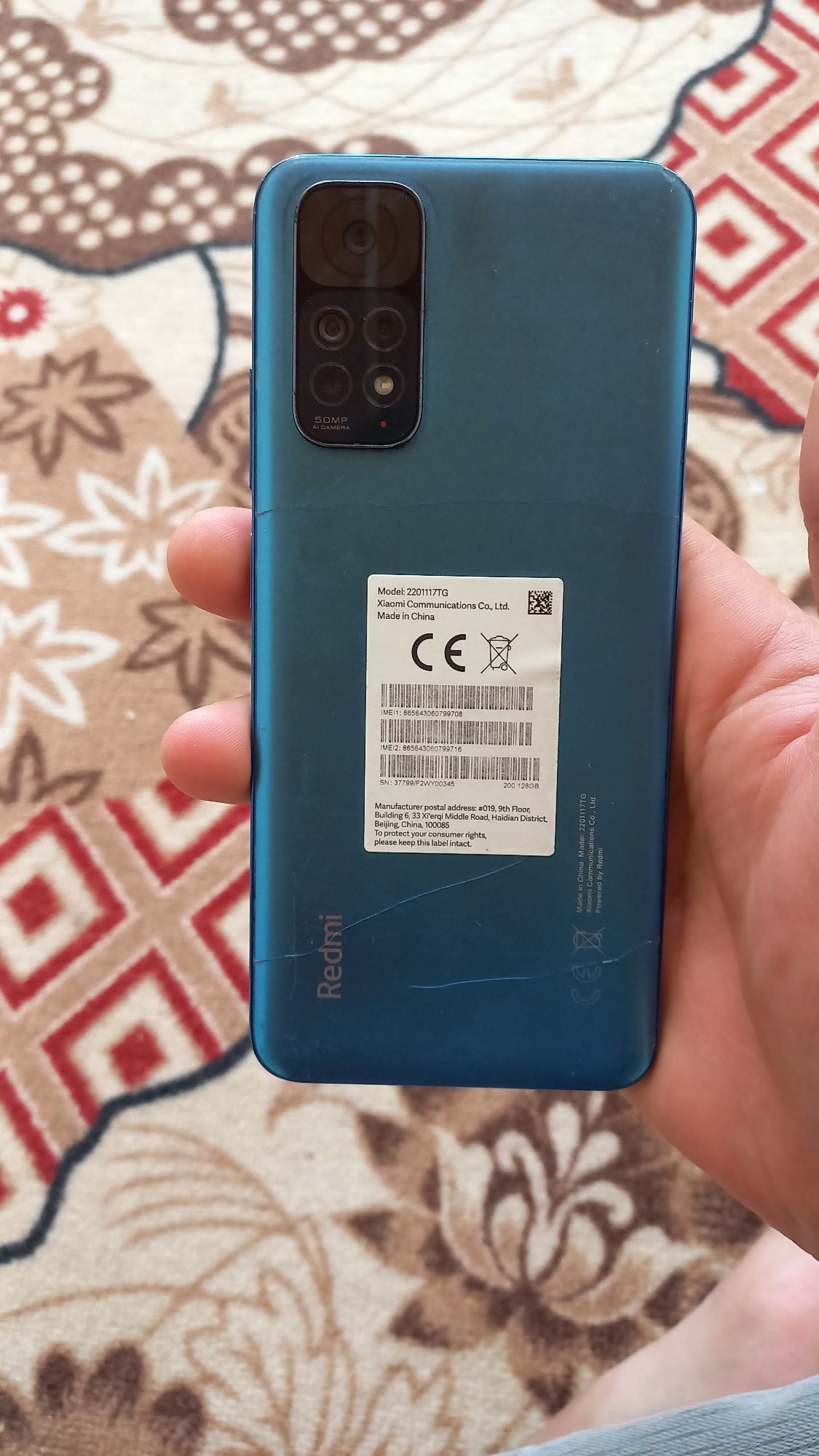 Redmi note 11 128ga 4 +4