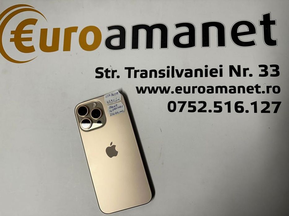Iphone 16 Pro Max, 256GB, Bat.100% -T-