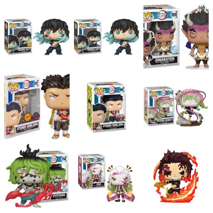 Naruto, Demon Slayer, Attack on Titan and other anime Funko Pops