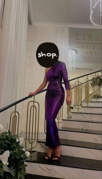 Rochie mov eleganta