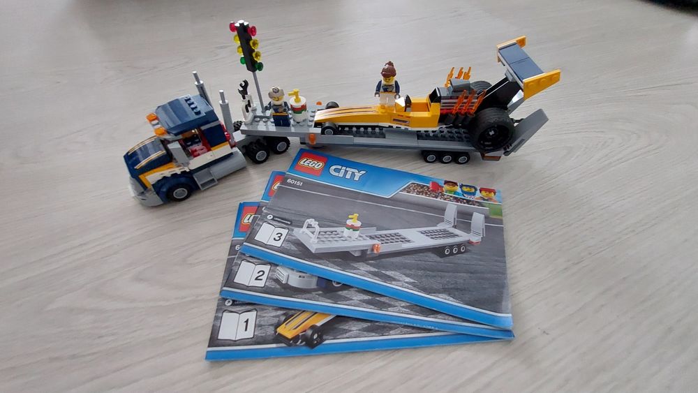 Lego city 60151 Transportor de dragster