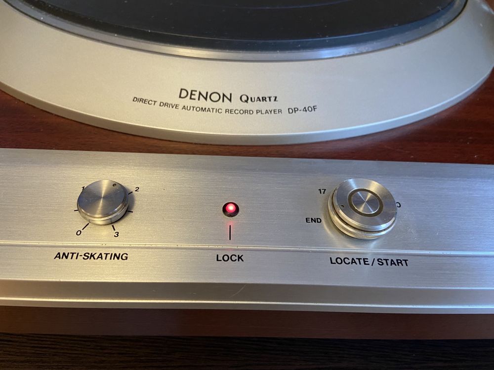 Denon dp 40f Quartz проигрыватель винила