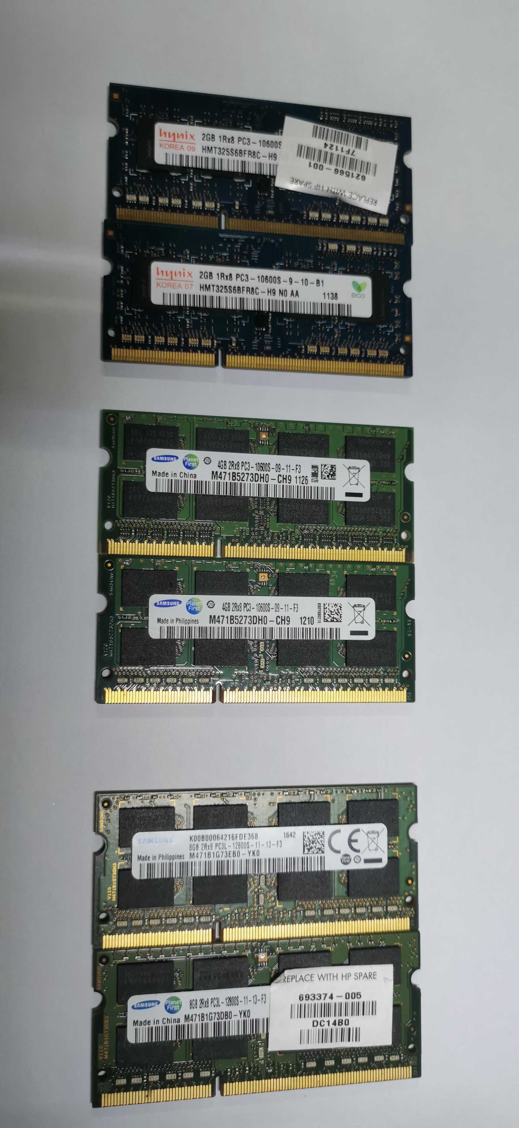 Memorie Ram 2/4/8gb ddr3