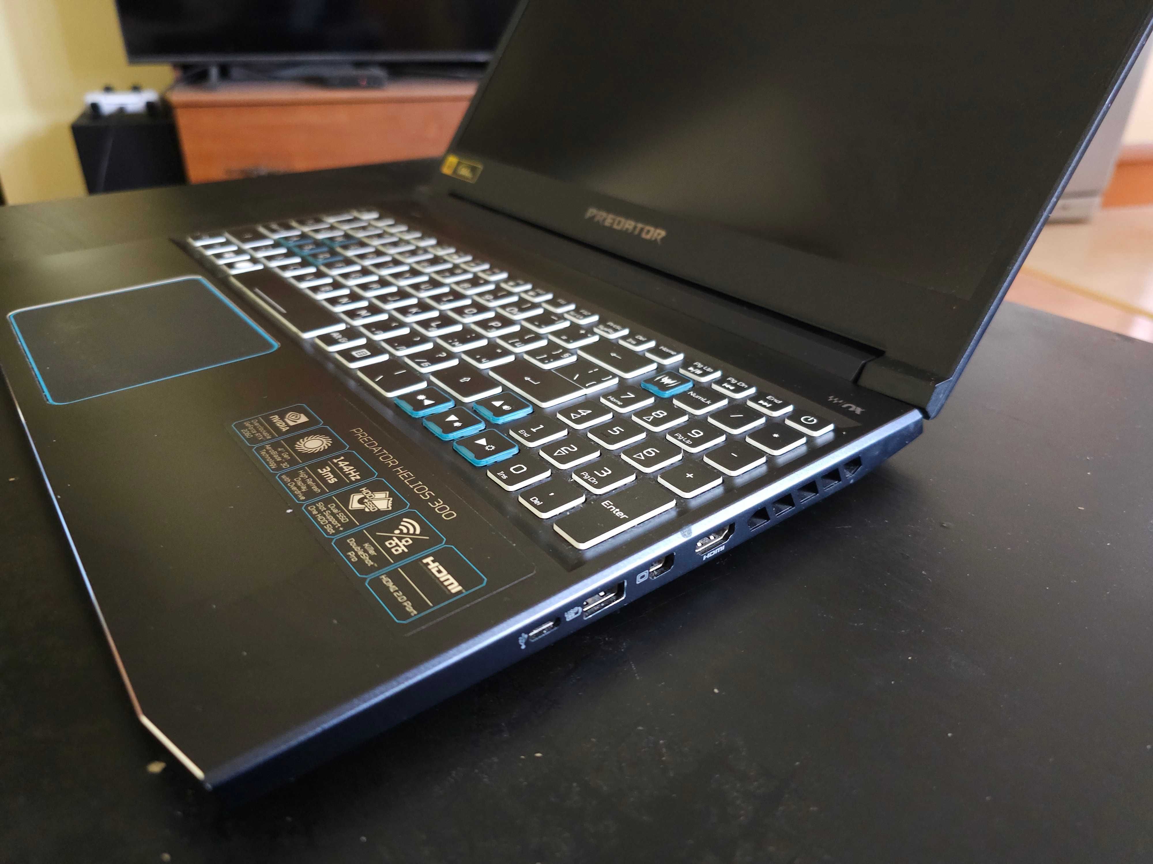 Acer Pretador Helios 300 - Intel Core i7-9750H CPU 2.60GHz  2.59GHz