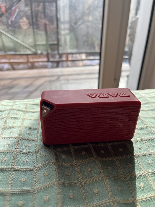 Bluetooth колонка CUBOID красный