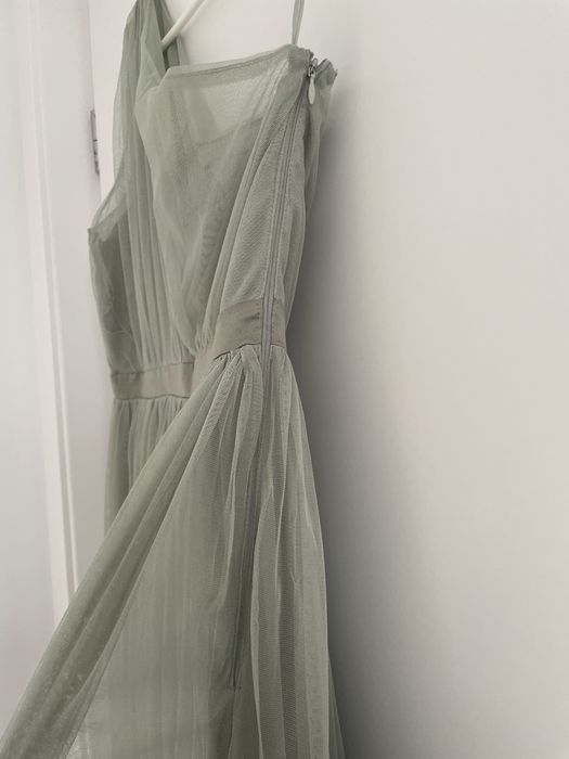 Rochie de petrecere culoarea salvie