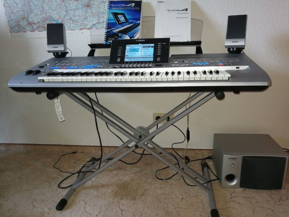 Orga Yamaha Tyros 4 + boxe ( sistem audio 2.1 TRS )