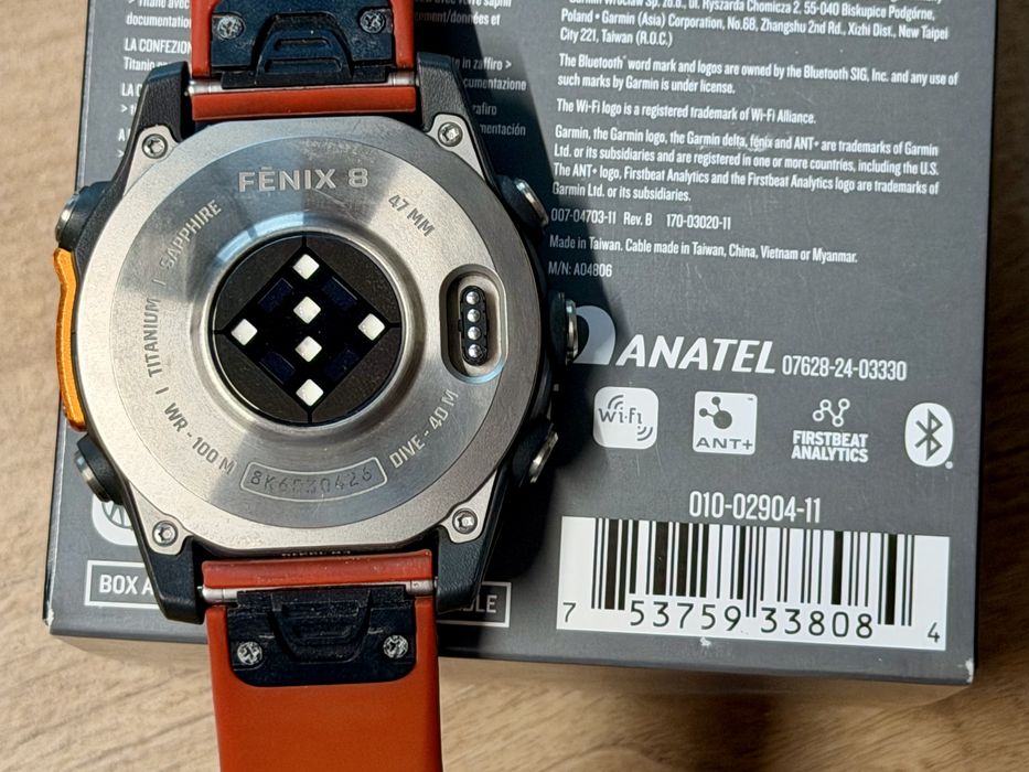 Garmin Fenix 8 47 AMOLED Titan Sapphire