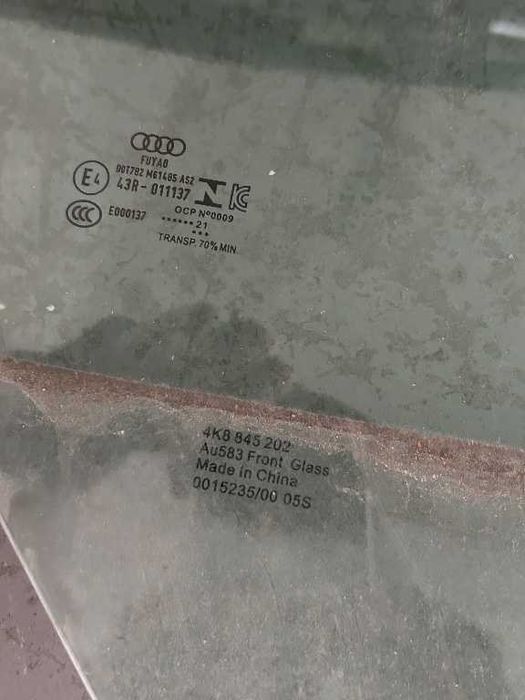 Geam usa dreapta fata Audi A7 4K 4 K8 cod 4K8845202