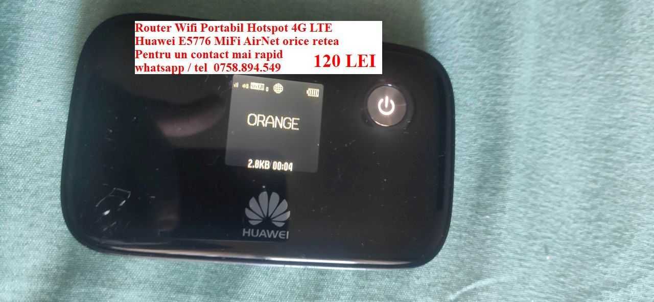 Modem Router Wi-Fi portabil wireless Huawei MODEM cartela sim