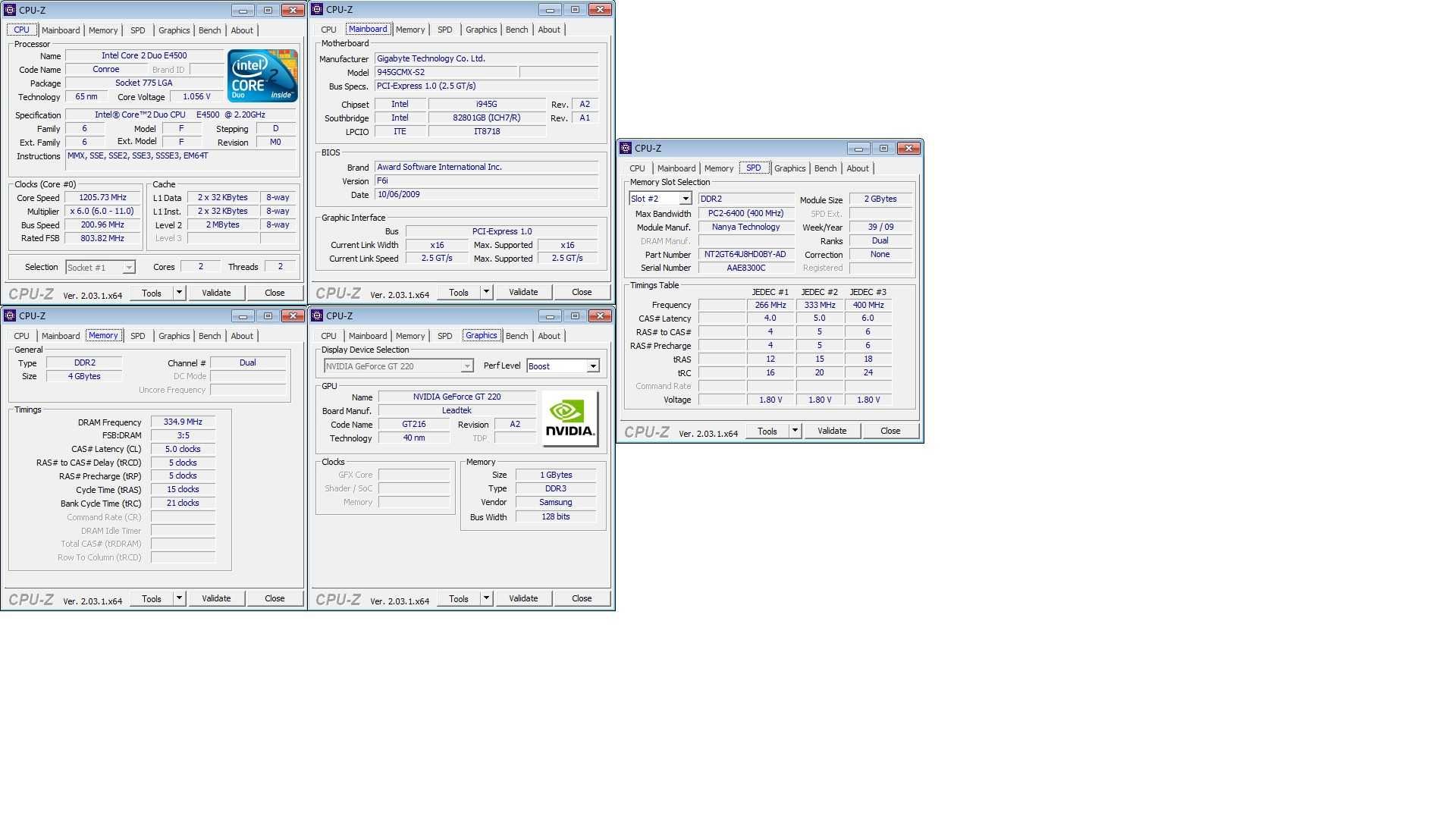 Vand Calculator, HDD 120gb, 4Gb Ram, Intel4500  2.20GHz, Video GT 220