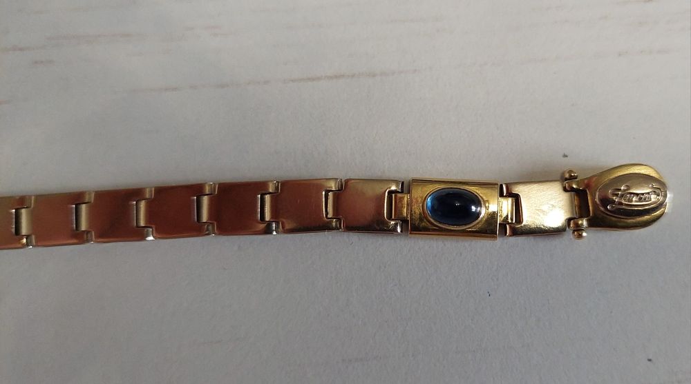 bratara aur 18k Zancan cu safir natural