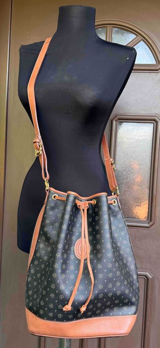 POLLINI Superb Sac UmarTip Postas Vintage Piele Original Italia