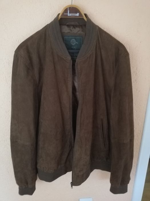 Geaca piele întoarsă H&M L bomber