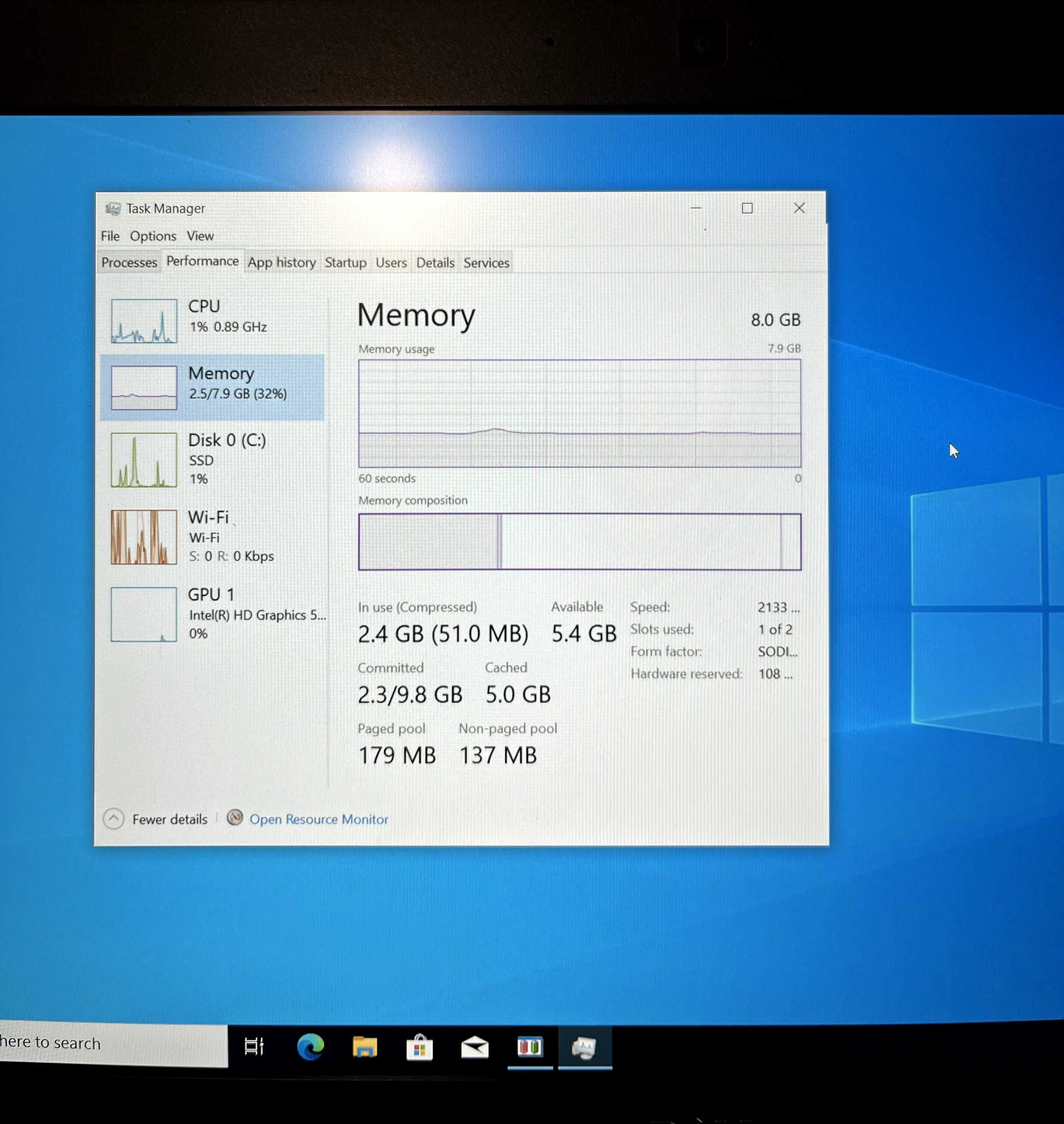Лаптоп Dell Latitude E7270, Intel Core i5 6300, 8GB ram