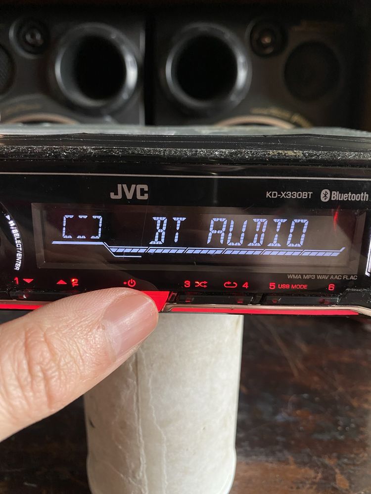 JVC KD-X330BT- Bluetooth USB Радио плеър за кола сд cd