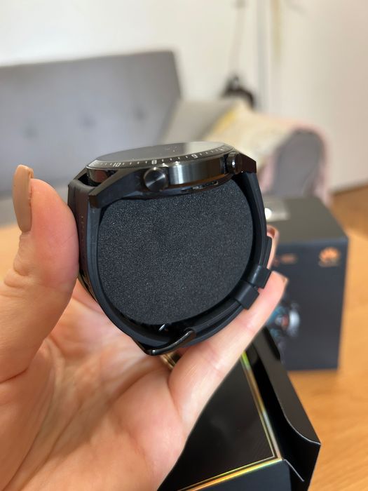 Huawei Watch GT2, 46 mm, Silicone strap, Matte Black