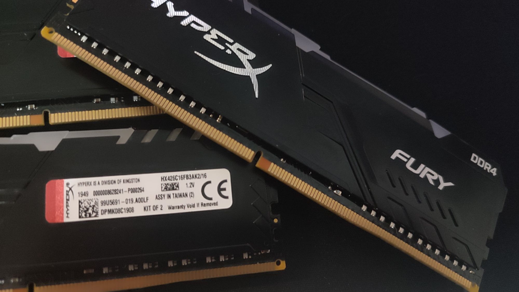 HyperX FURY DDR 4 32 Gb RGB 2666