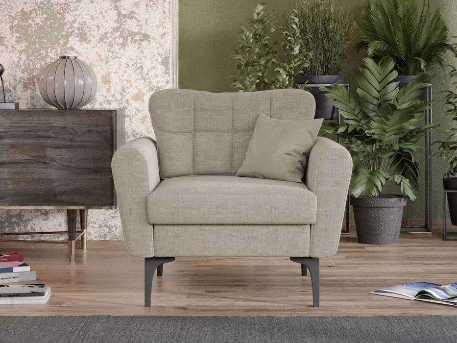 Fotoliu Vibe Crem - Transport Gratuit in 4-10 zile