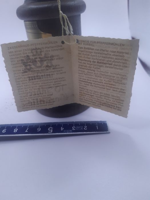 Rasnita ZASSENHAUS-Germania,noua,10 ani garantie.