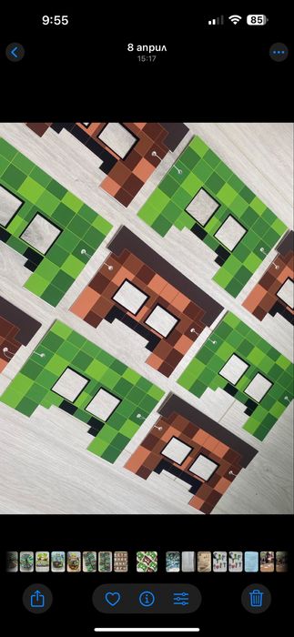 Комплект Minecraft украса за рожден ден