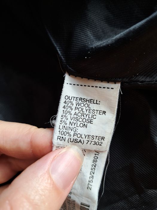 Вълнено палто Zara S размер