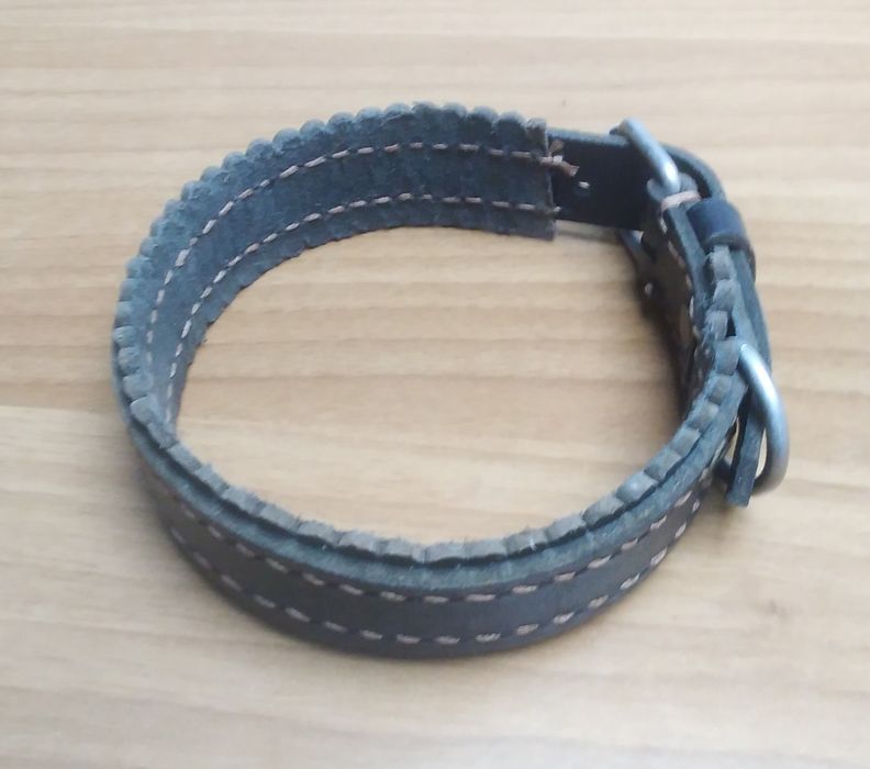 Нашийник за куче от естествена кожа - БЕЗПЛАТНА  ДОСТАВКА  С  BOX NOW