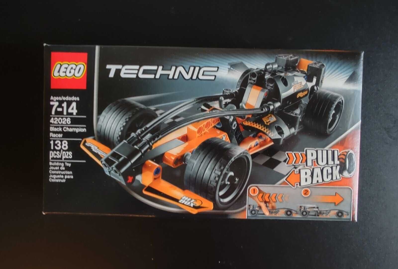 LEGO Technic 42026 Black Champion Racer - Maşină neagră de curse