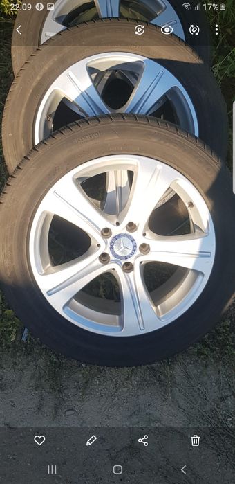 Jante 17 mercedes cu anvelope iarna