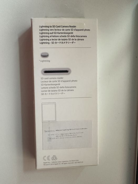 Cititor card SD Apple tip mufa Lightning