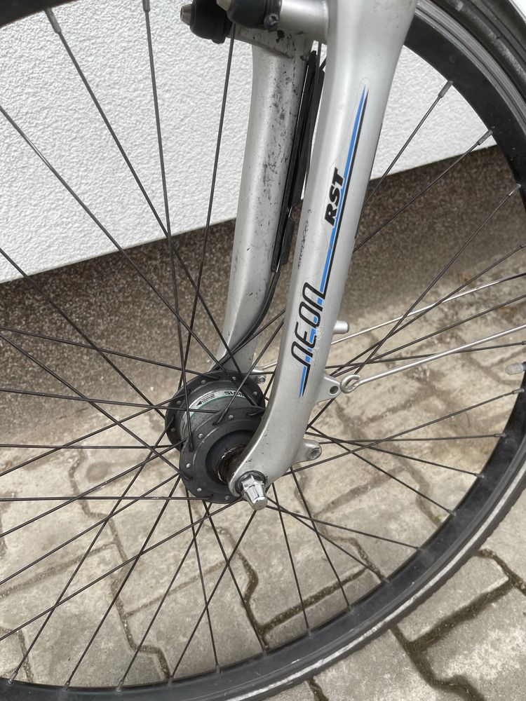 Bicicleta Crosswave Crosscountry trekking 27 viteze cadru aluminiu