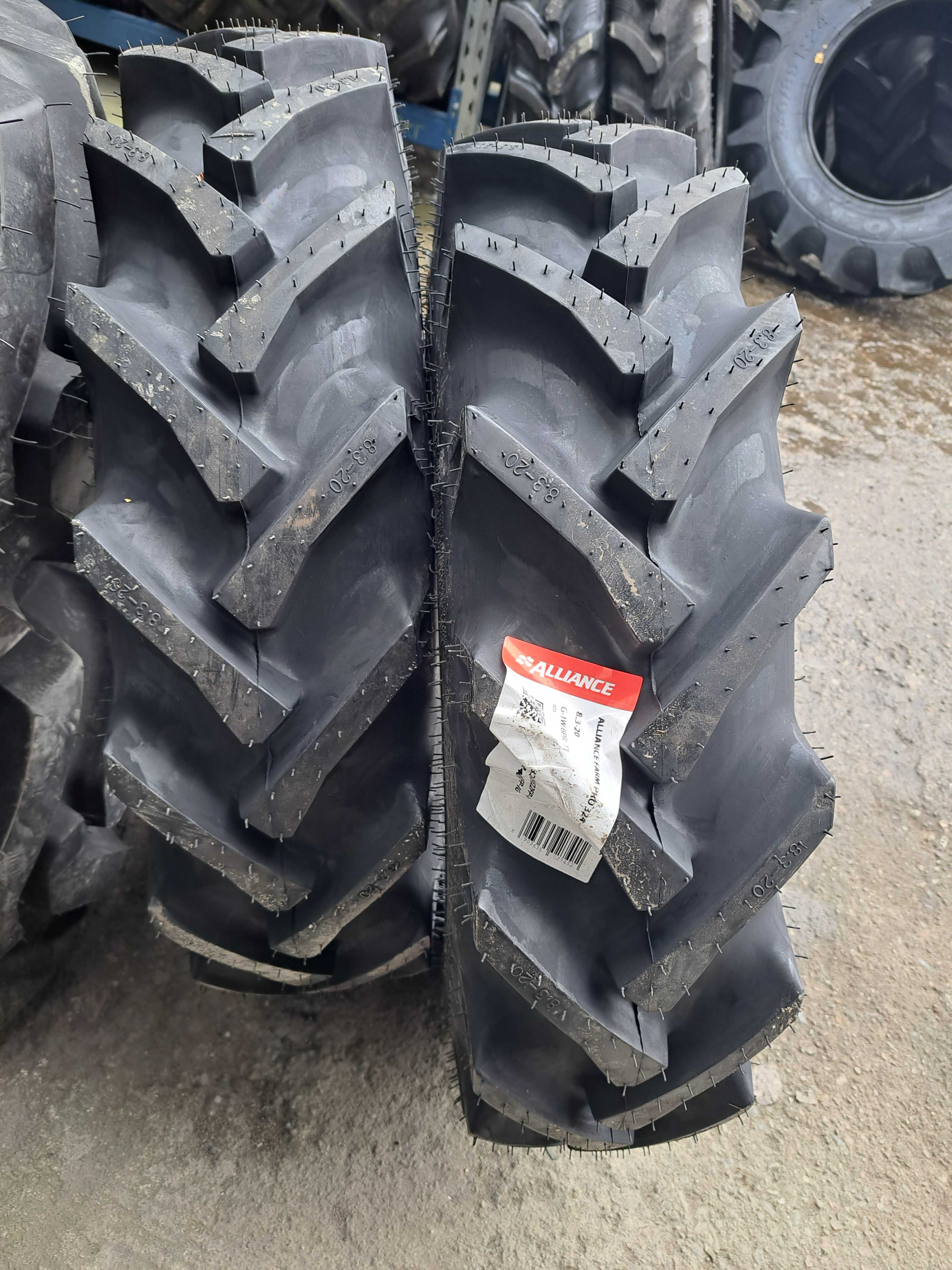 Cauciucuri TRACTOR 8.3-20 marca ALLIANCE cu 6 pliuri anvelope noi