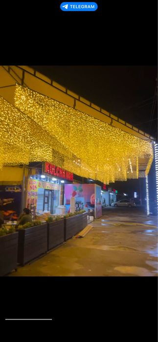 Led chiroqlari dekratsiya uchun