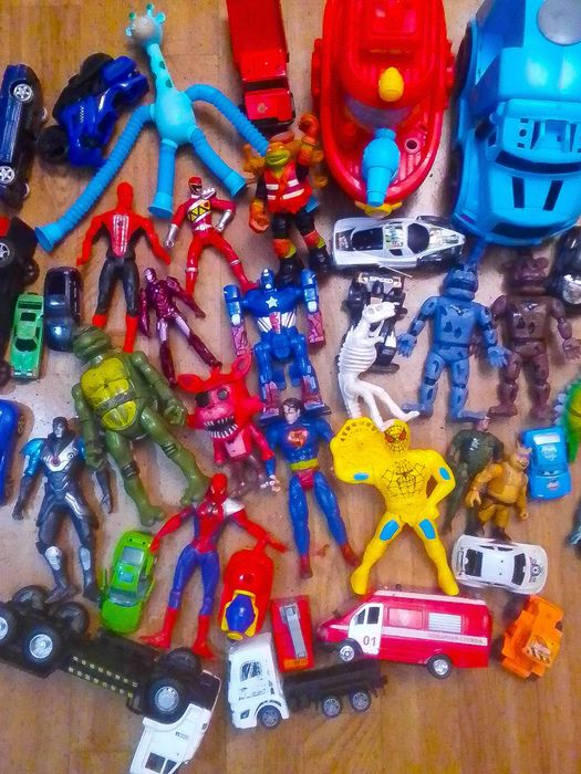 Человек паук Ниндзя черепашки модельки машинки