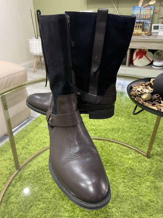 Ghete piele Tommy Hilfiger