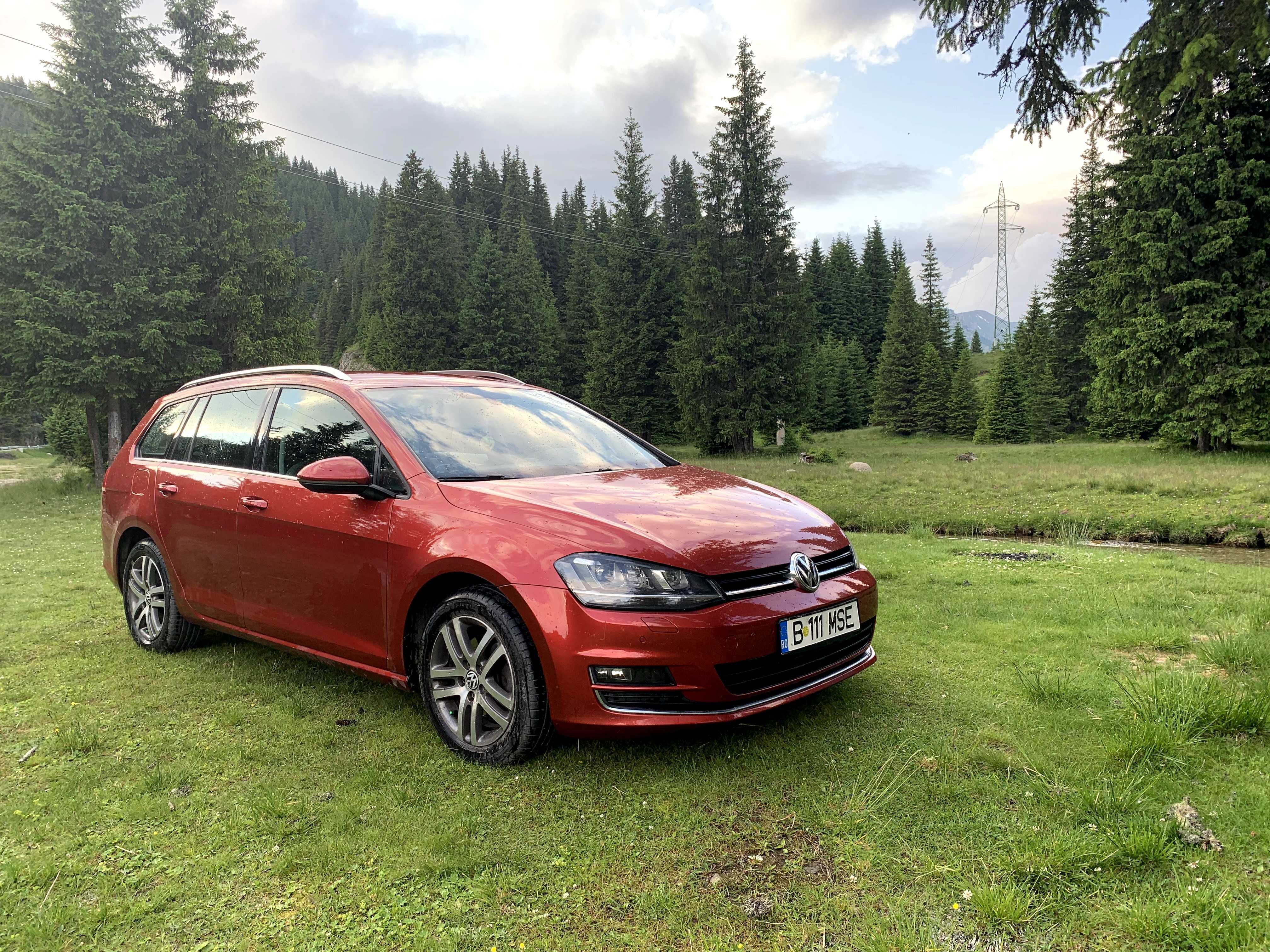 vw golf 7  Highline 2015 2.0 tdi bluemotion 150 cp bi-xenon impecabila