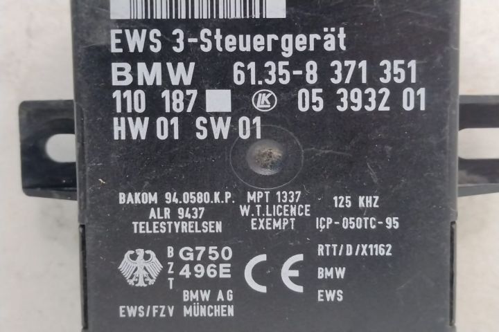 Modul Imobilizator 61358371351 BMW Seria 7 E38 (facelift)