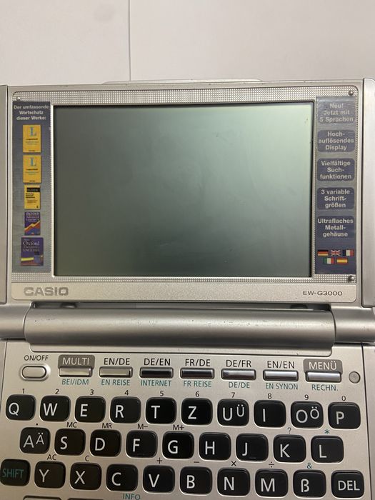 Traducator Casio Casio EW G2200 Translator , dictionar German Englez